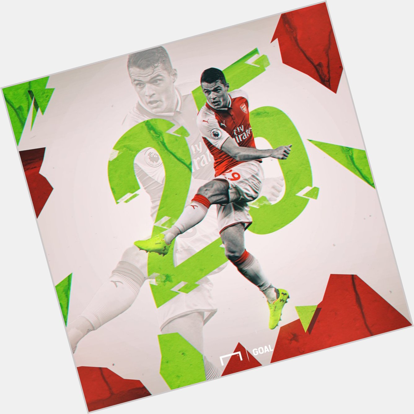 Happy Birthday to midfielder Granit Xhaka! 