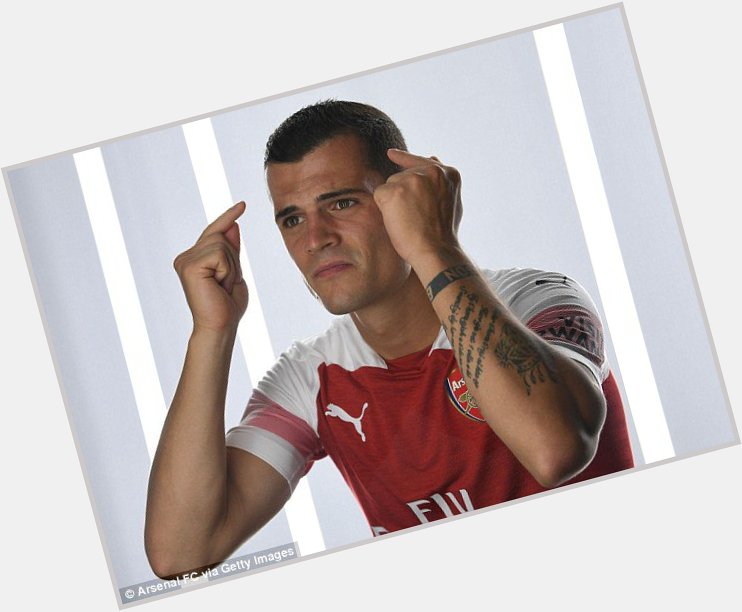 Happy birthday Granit Xhaka  , All the best in every thing you do in life, May you live to blow a thousand candles 