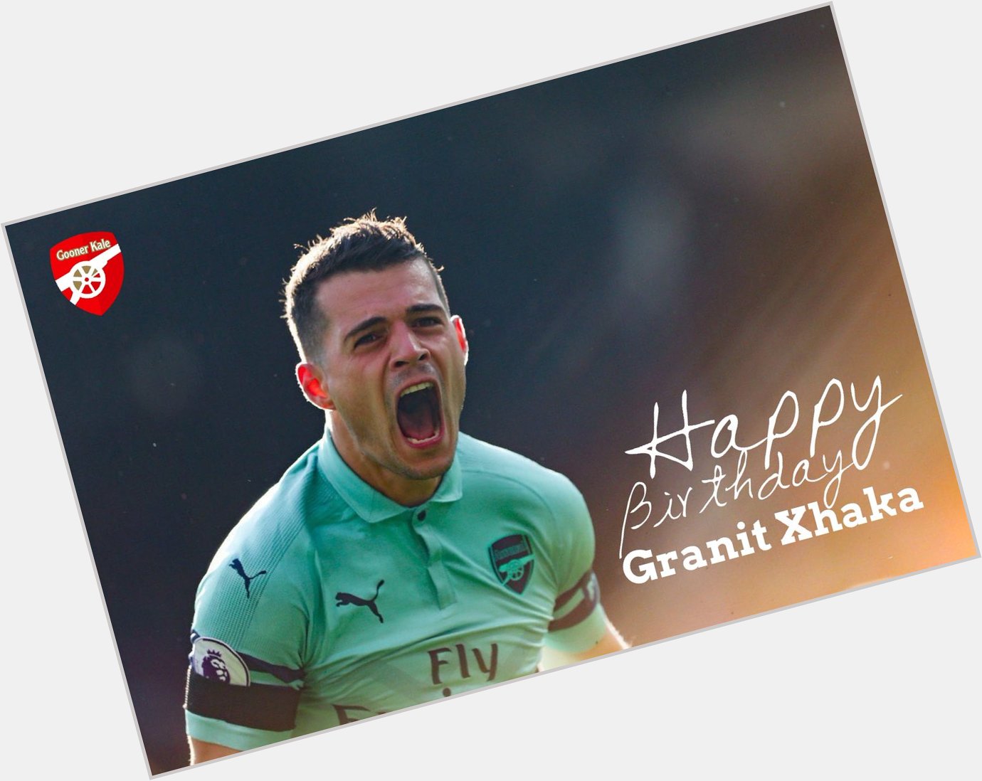 Happy birthday Granit Xhaka. 