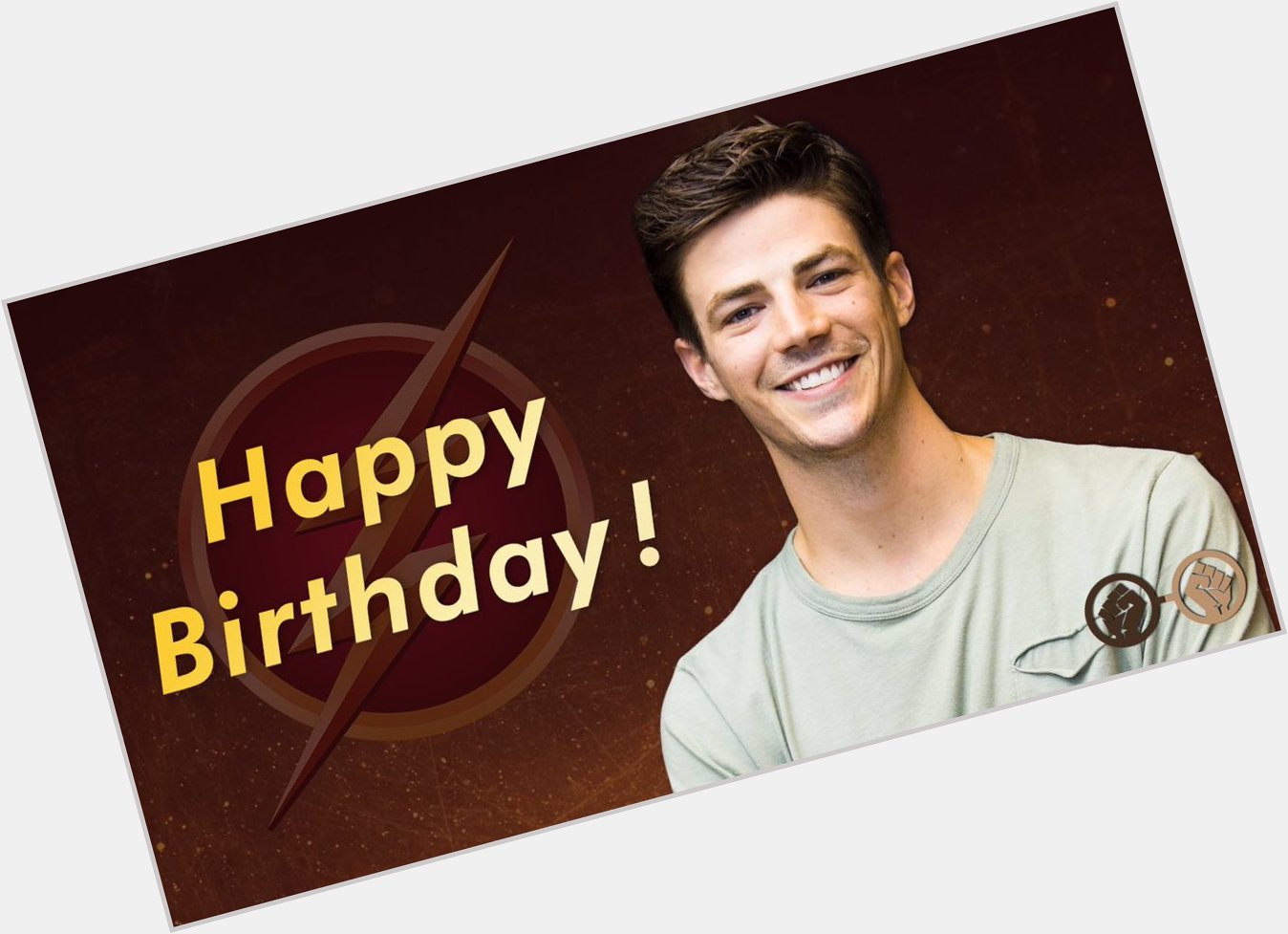Happy Birthday, Grant Gustin. The Flash turns 28 today. 
