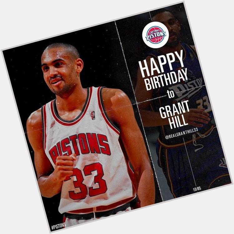 Happy Birthday Grant Hill! by detroitpistons 