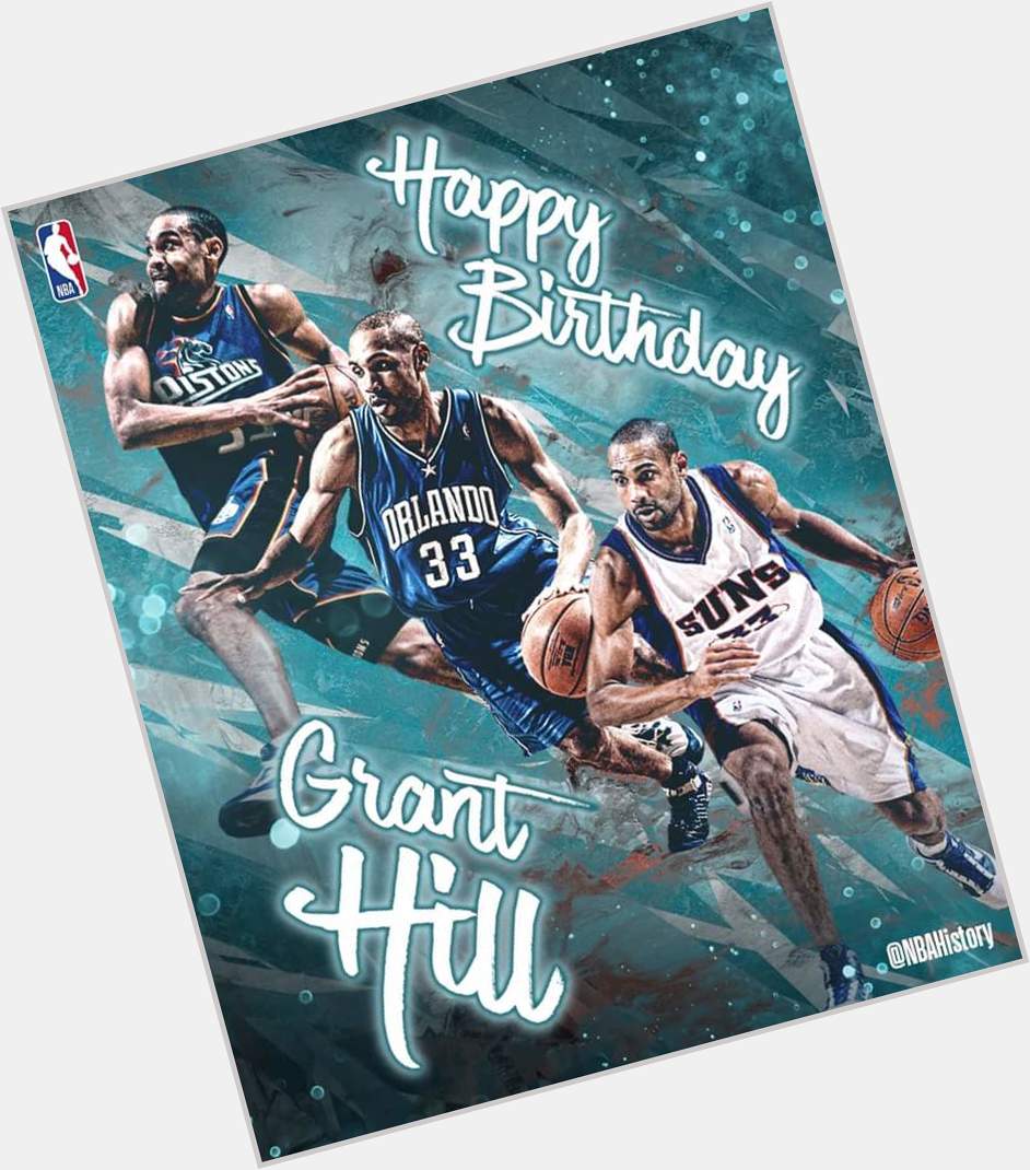  Happy Birthday to seven-time All-Star and Hall of Famer, Grant Hill! 