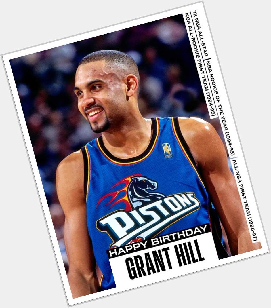 Join us in wishing a Happy 50th Birthday to 7x and Hall of Fame inductee, Grant Hill! 