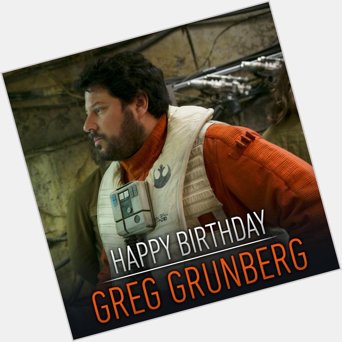 Happy birthday to the man behind ace X-wing pilot Snap Wesley, Mr. Greg Grunberg. 