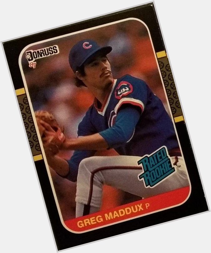 Happy birthday to Greg Maddux, who entered his MLB debut as a pinch runner for Jody Davis 