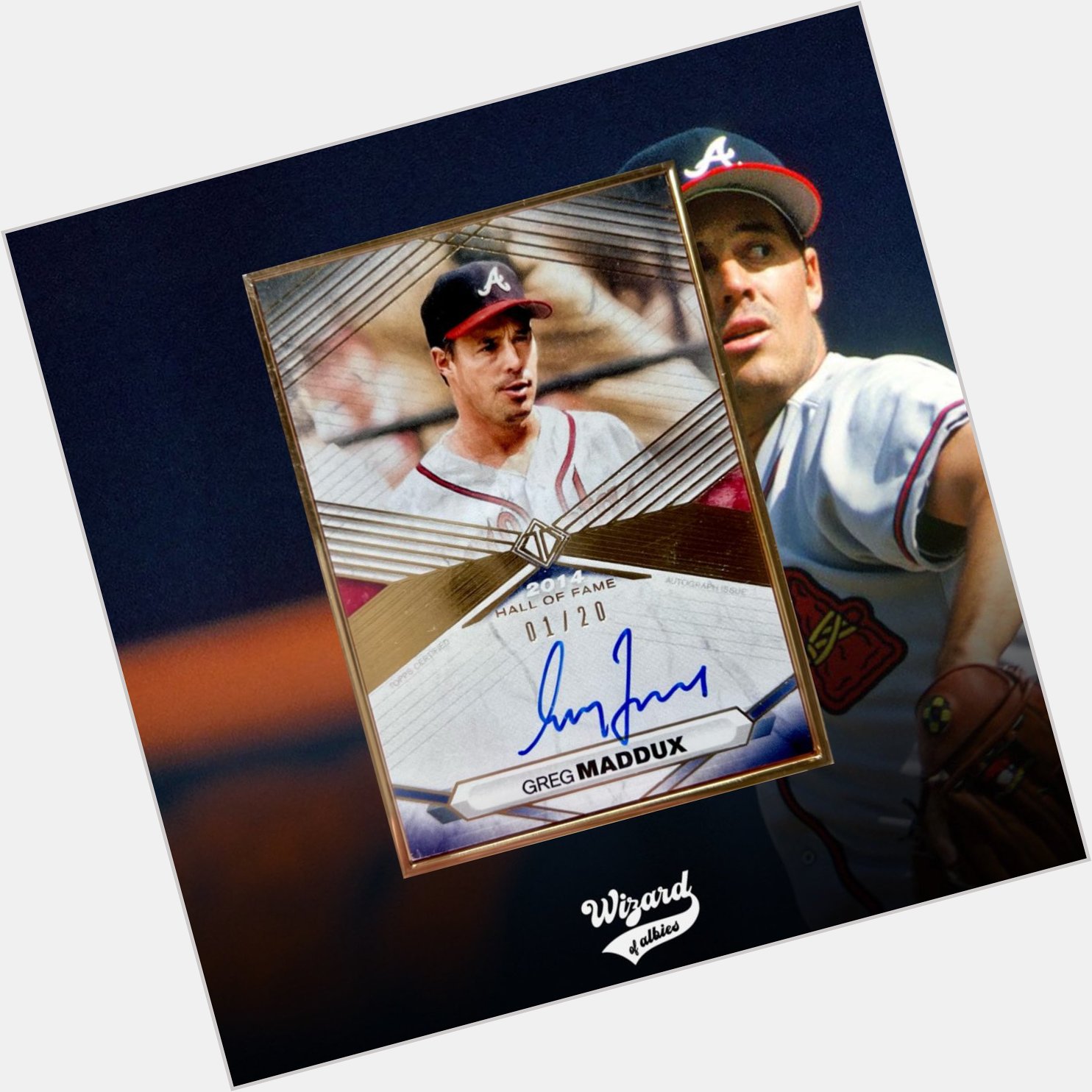 Happy Birthday to The Professor Sharing my favorite Greg Maddux card from my collection today! 