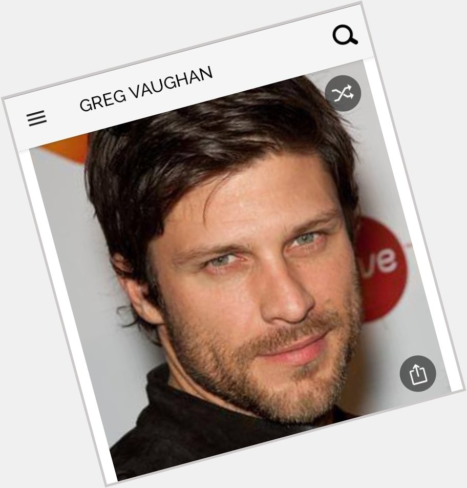 Happy birthday to this great actor.  Happy birthday to Greg Vaughan 