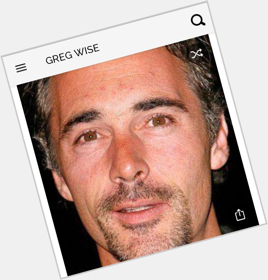 Happy birthday to this great actor.  Happy birthday to Greg Wise 