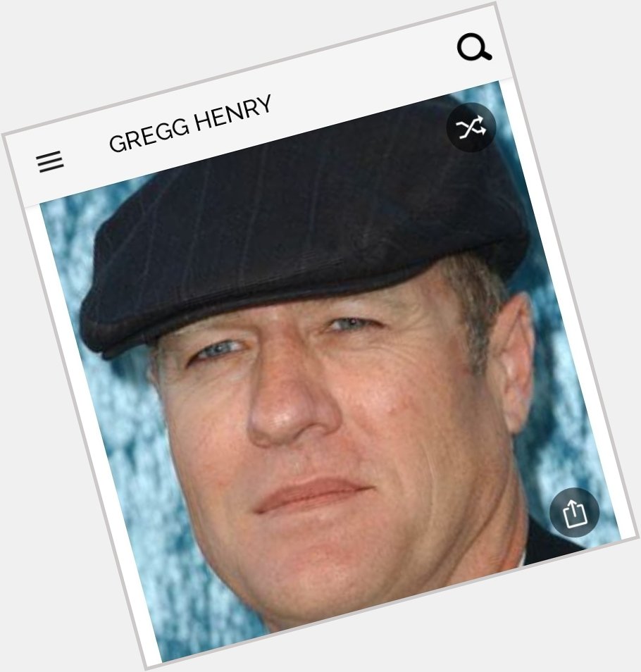 Happy birthday to this great actor.  Happy birthday to Gregg Henry 