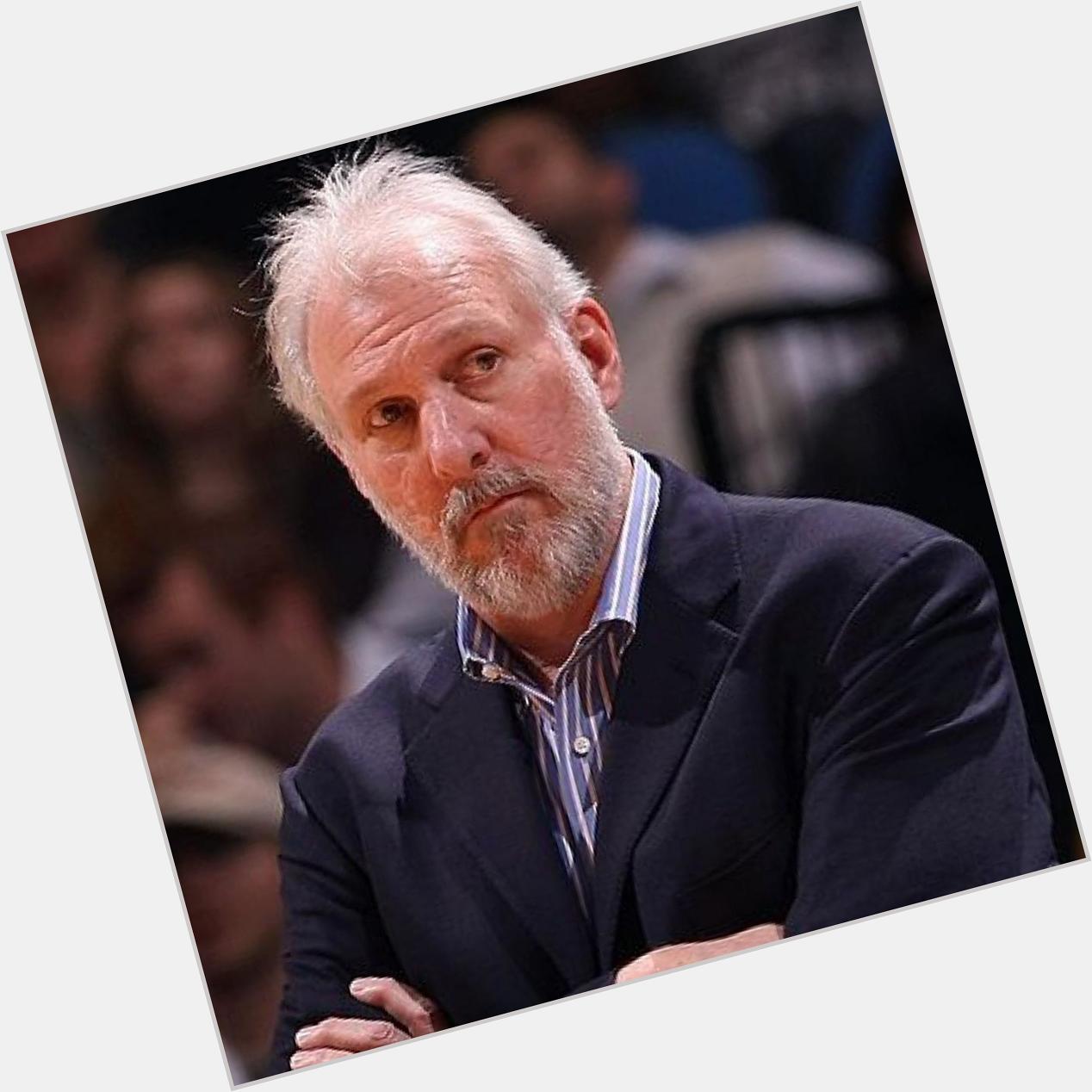 Happy 66th birthday to the greatest coach of all time, Gregg Popovich!   