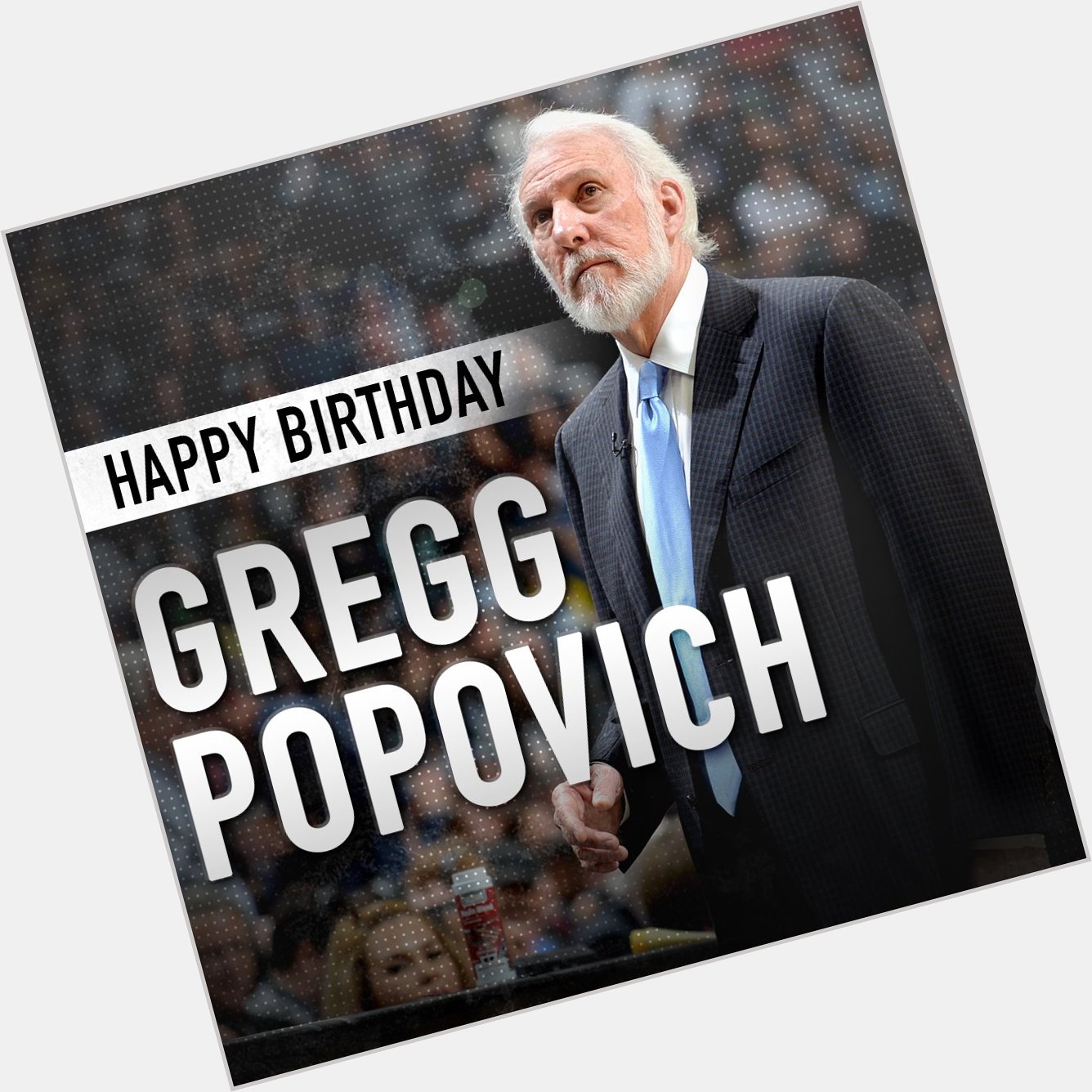 NBA: NBA_Coaches: We would like to wish spurs Head Coach Gregg Popovich a very Happy Birthday! 