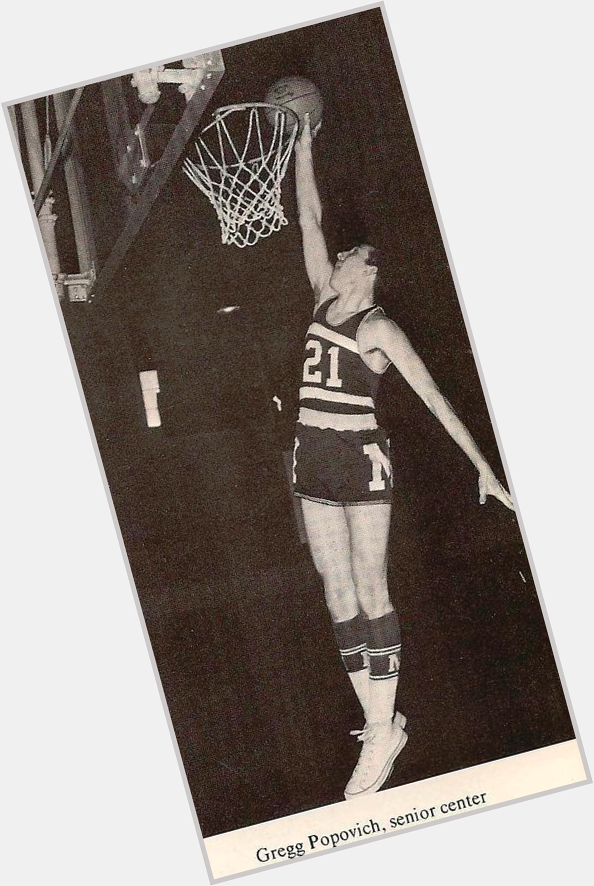 Gregg Popovich, Merrillville High School Class of 1966 before playing for the Air Force Academy...Happy Birthday Pop 