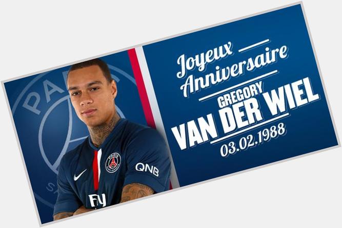 Happy Birthday to high flying full-back Gregory van der Wiel, he turns 27 today. 