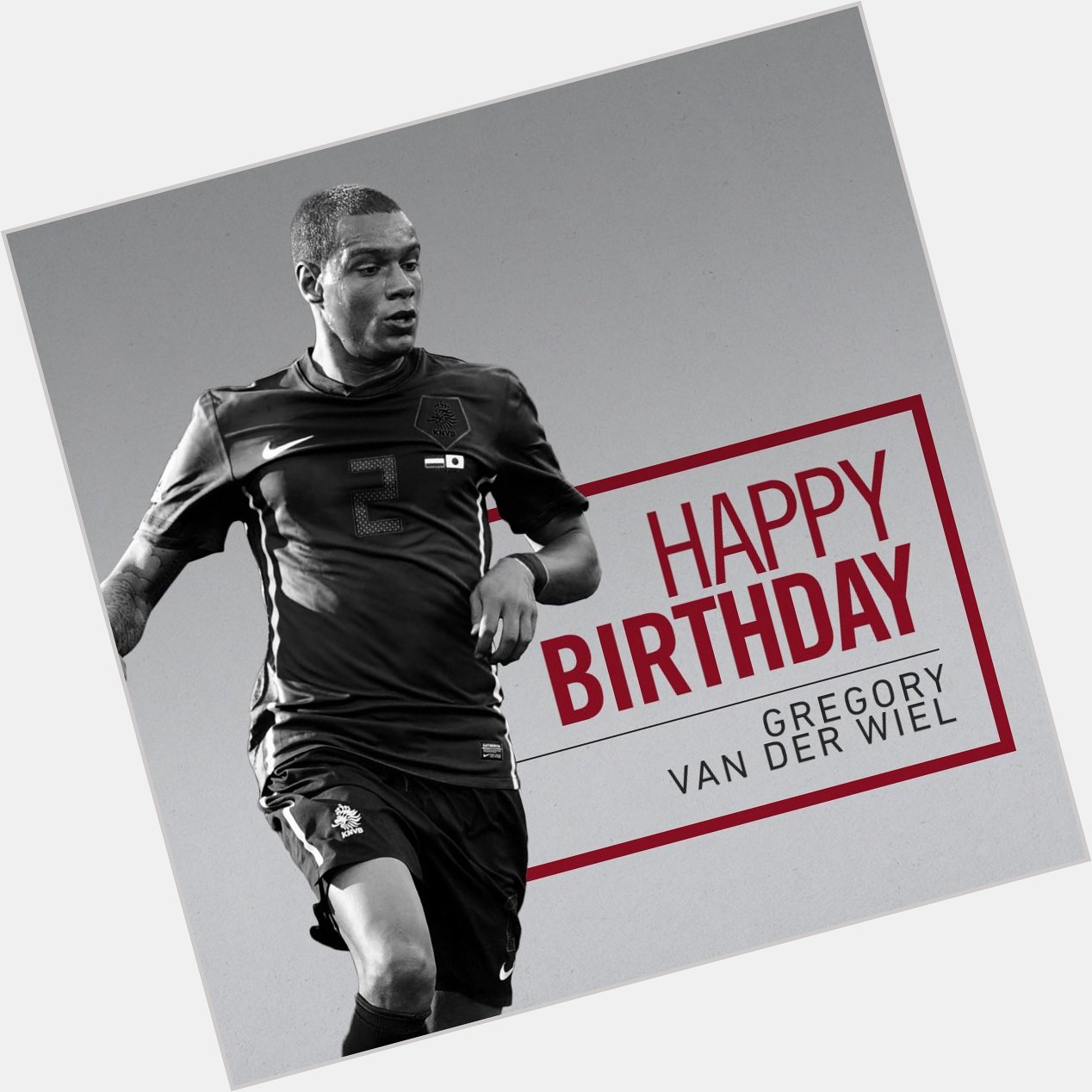 A very happy birthday to the newest Red, Gregory van der Wiel  