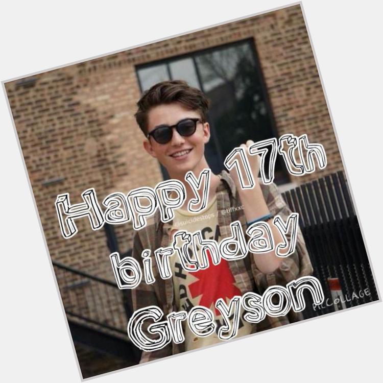I had my friend do this for me for happy early birthday greyson chance           