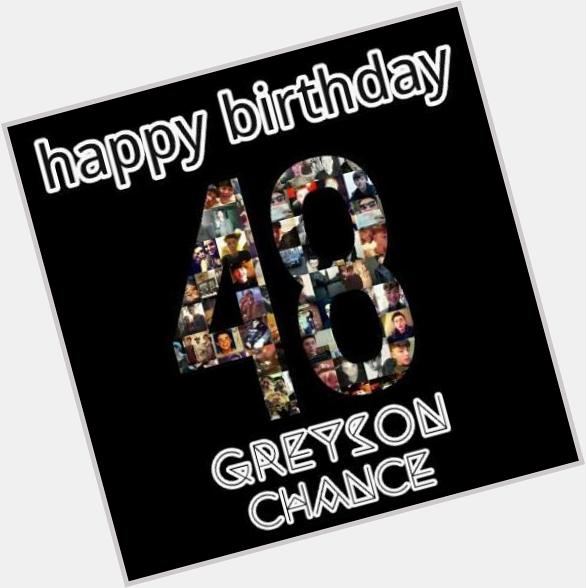 Happy Birthday Greyson Chance        