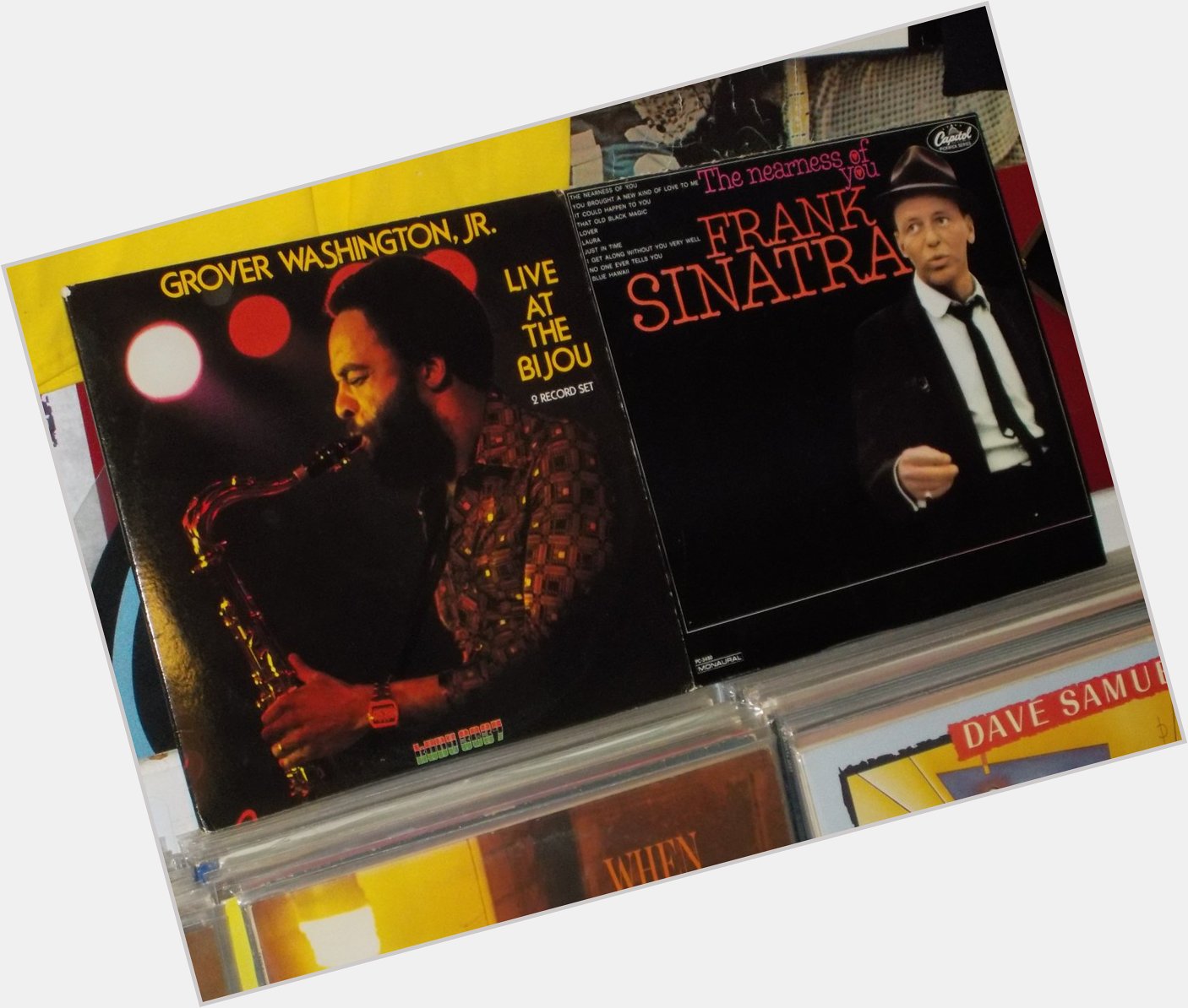 Happy Birthday to the late Grover Washington Jr. and the late Frank Sinatra 
