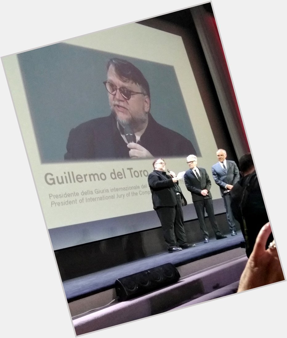 Happy Birthday from Italy, Guillermo del Toro 