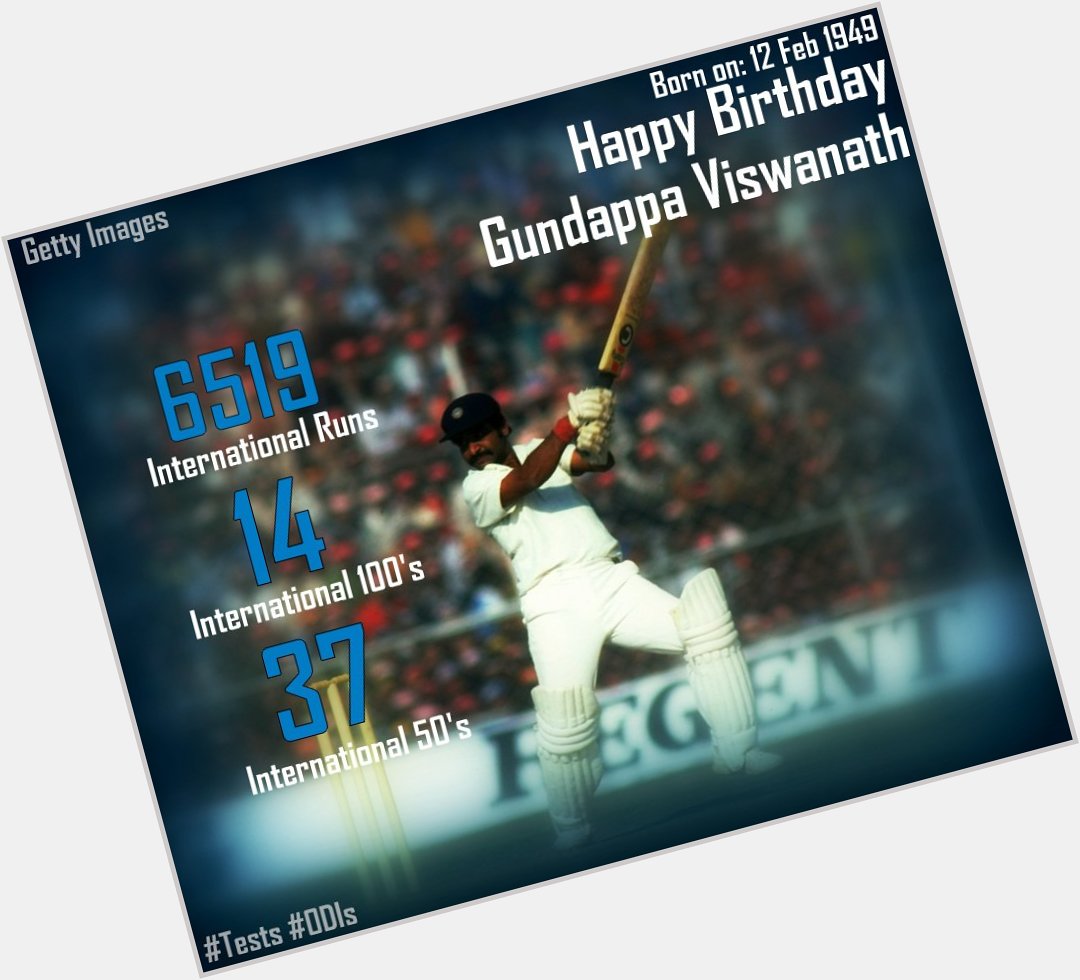Happy Birthday Gundappa Viswanath   
