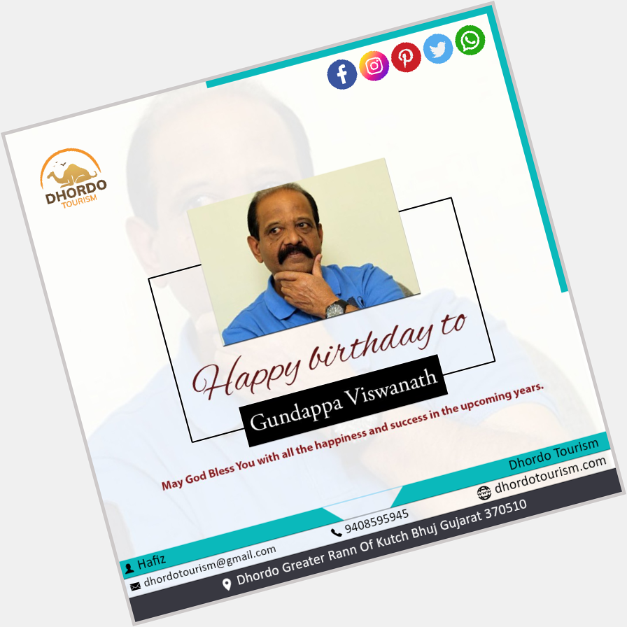 Happy Birthday Gundappa Viswanath 