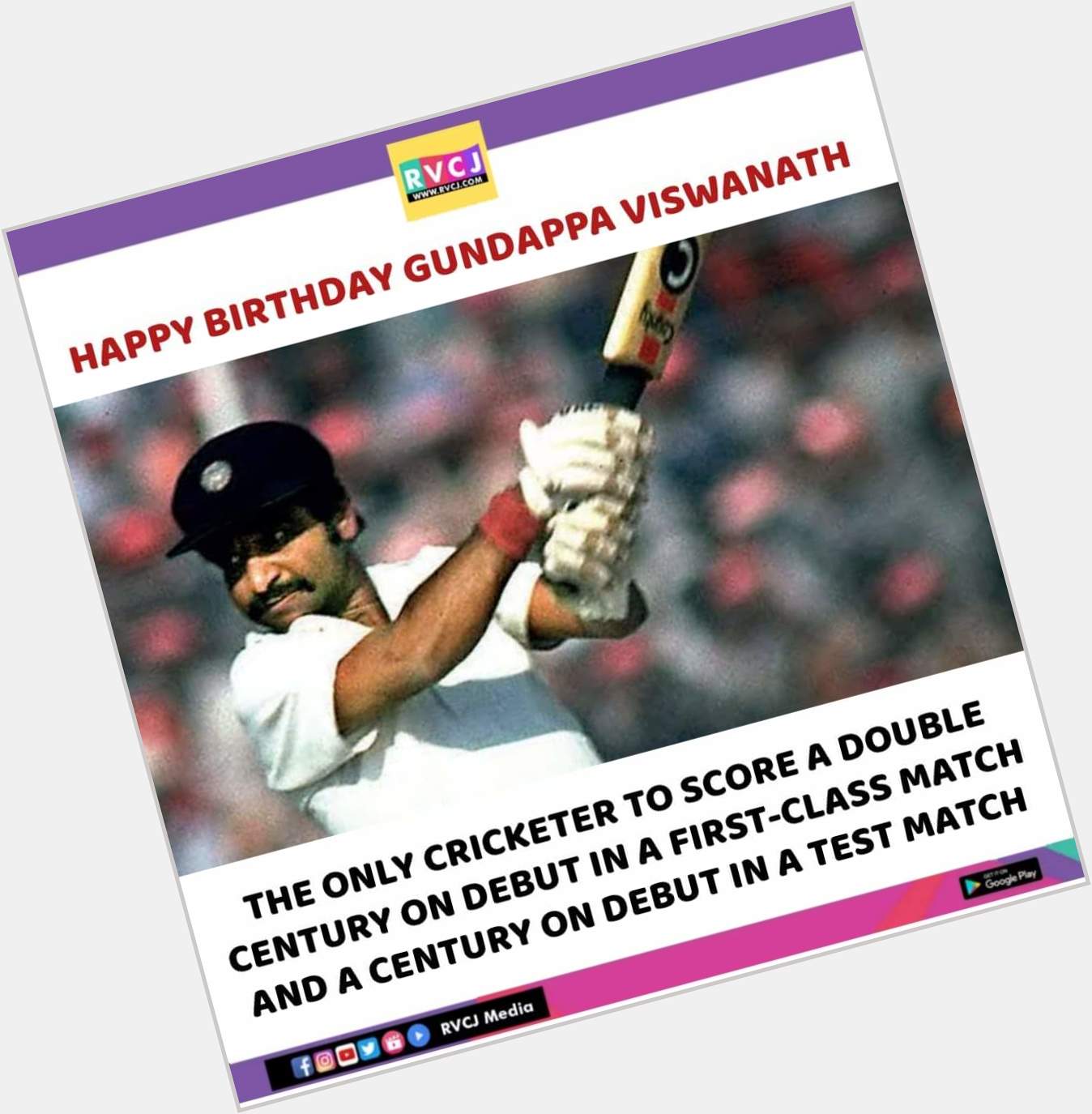 Happy Birthday Gundappa Viswanath! 