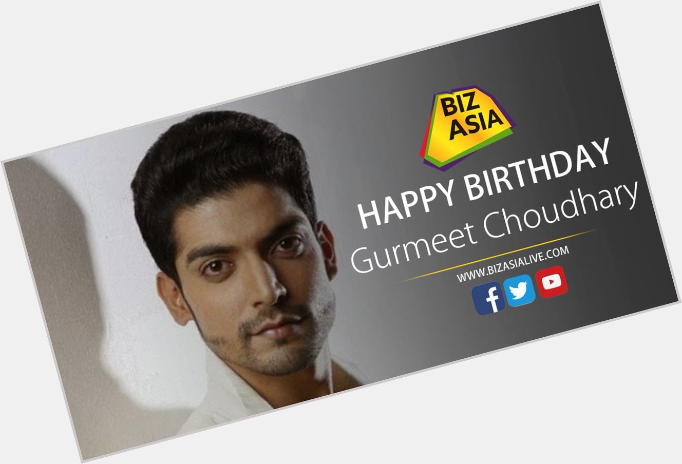  wishes Gurmeet Choudhary a very happy birthday.  