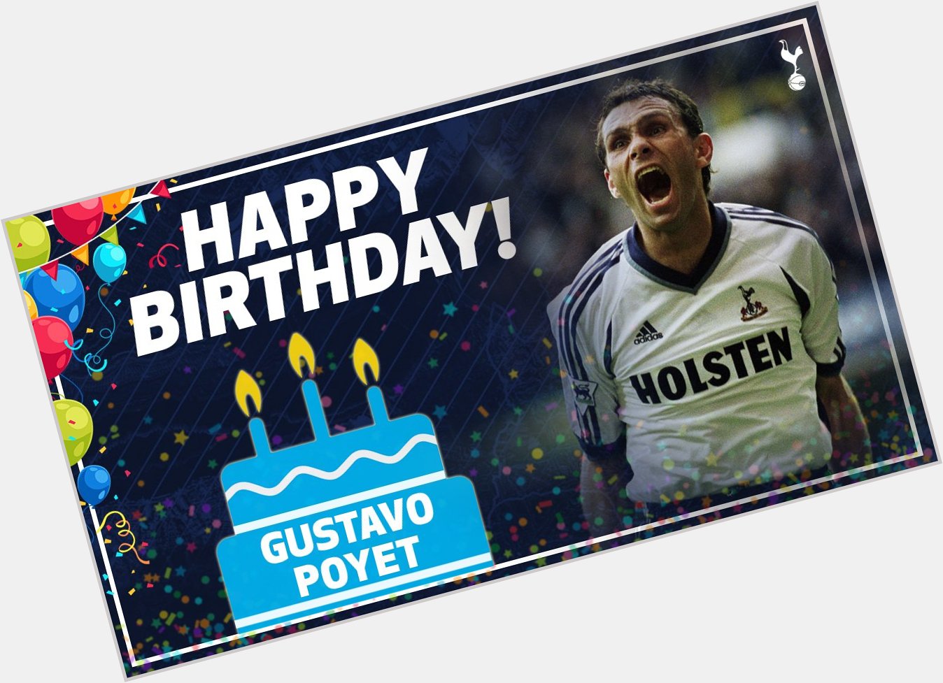   Happy birthday Gus Poyet!  His \s as a Spurs player: 98 Appearances 23 Goals 