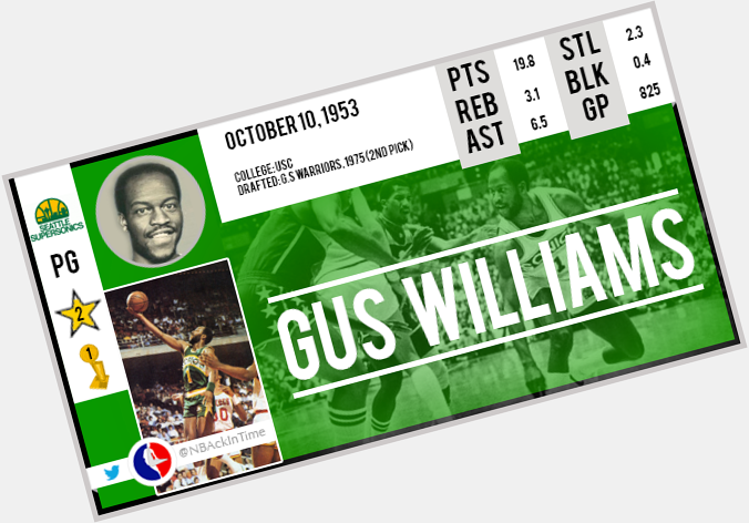 Happy Birthday Gus Williams !     