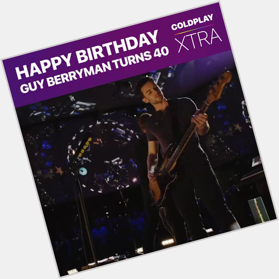 Happy Birthday, Guy Berryman!

Coldplay\s incredible Scottish bass player turns 40 today!        