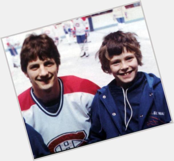  Here\s a young Guy Carbonneau with a younger at the Forum. Happy 55th birthday, Carbo 