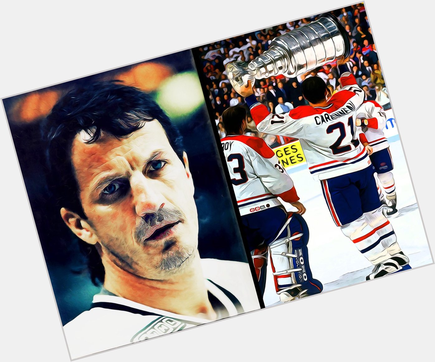 Happy Birthday to \88, \89 & \92 Frank Selke Winner, \86 & \93 Stanley Cup Champion & once Coach Guy Carbonneau 