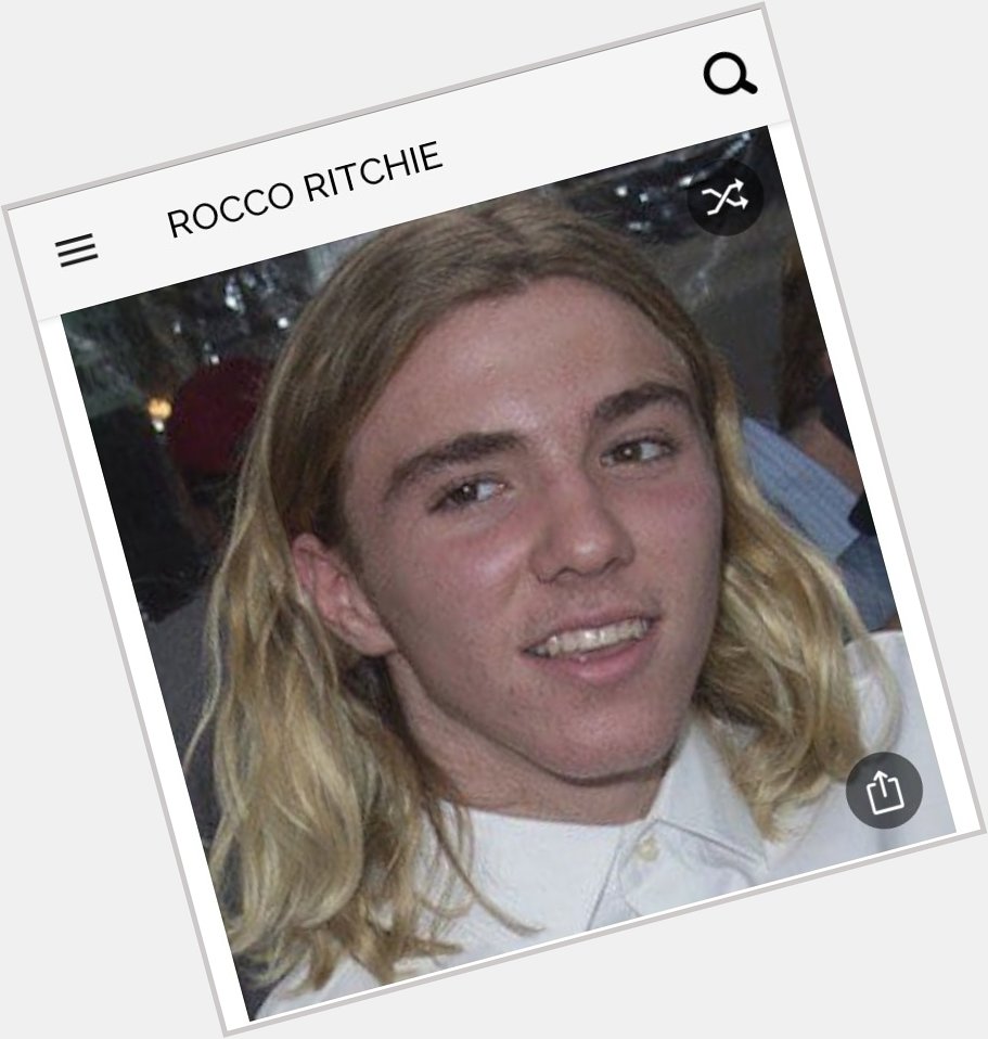 Happy birthday to this son of Guy Ritchie and Madonna.  Happy birthday to Rocco Ritchie 