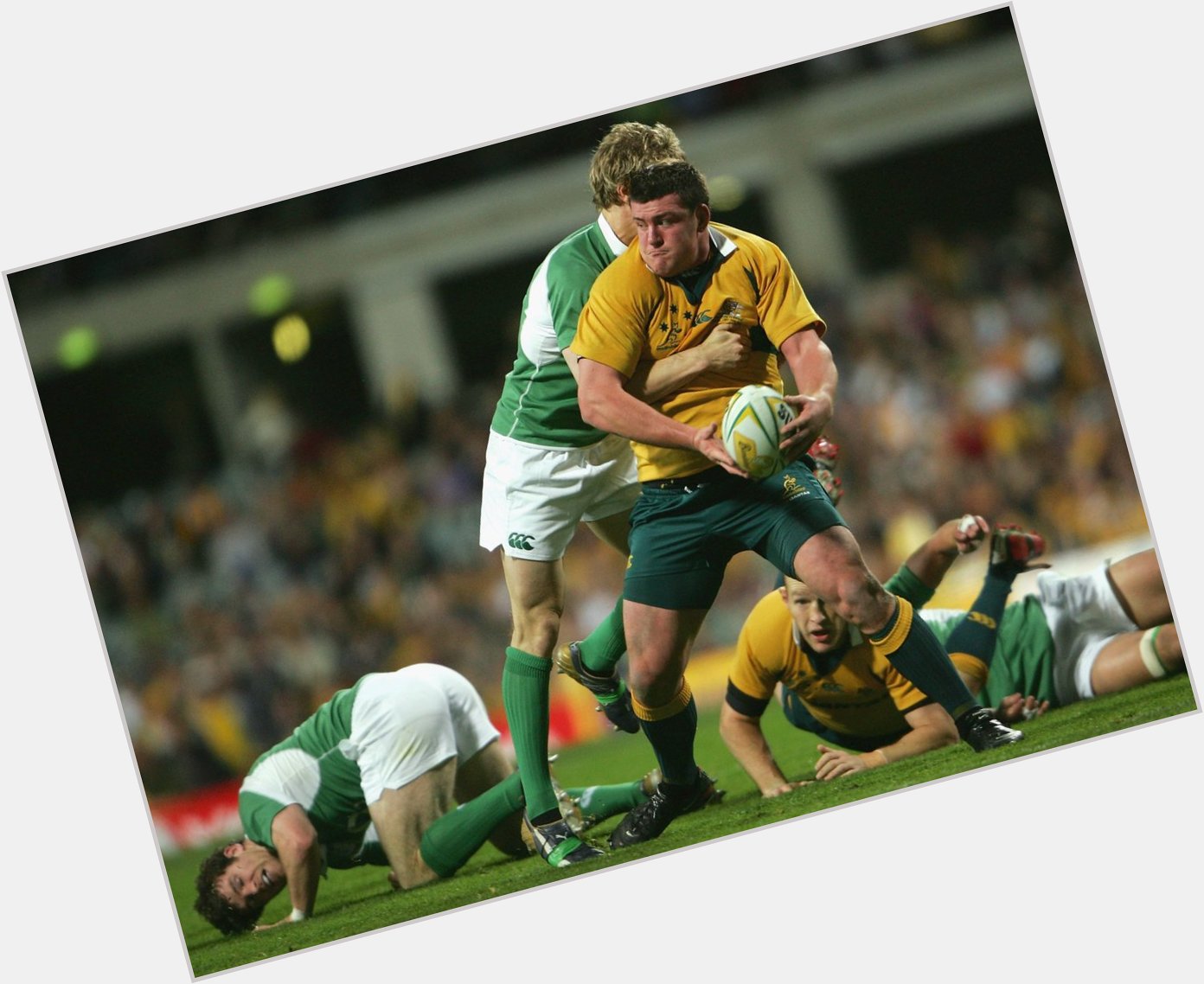 Happy birthday to Wallaby No. 813 Guy Shepherdson, who made his Test debut vs. Ireland in Perth (2006). 