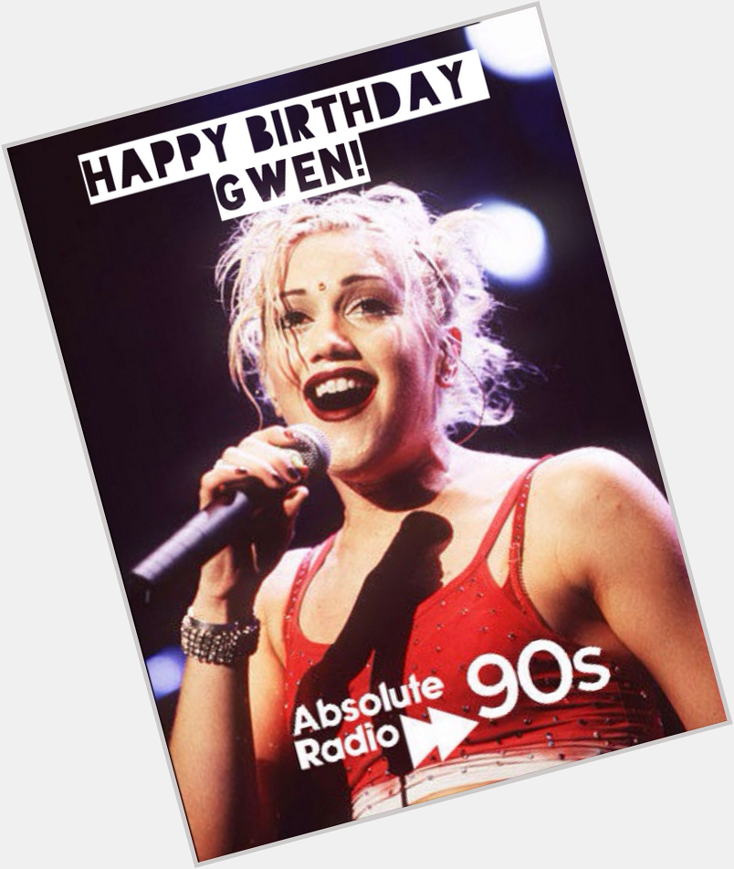 Happy Birthday Gwen Stefani! No Doubt youll have a great day... (Were sorry). 
