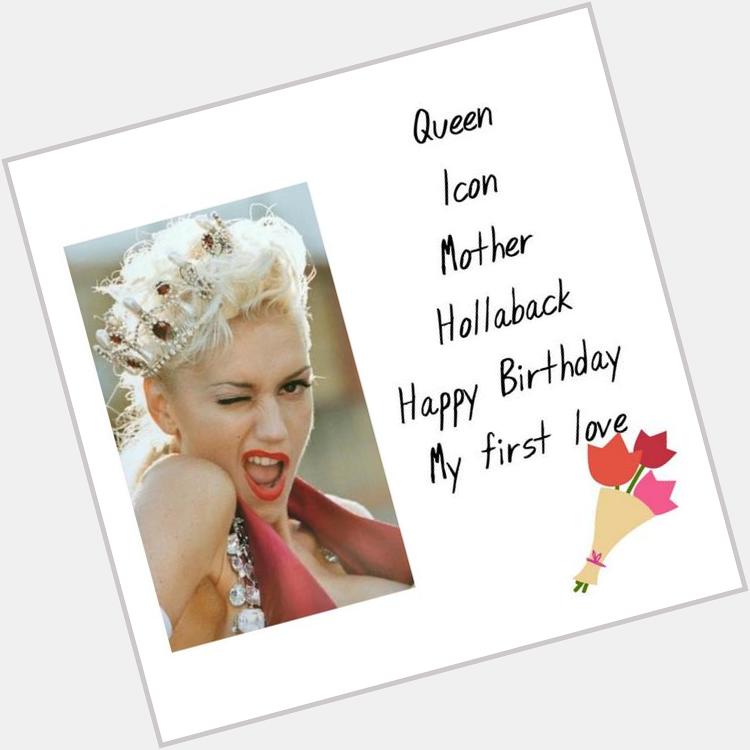 Happy birthday Gwen Stefani   