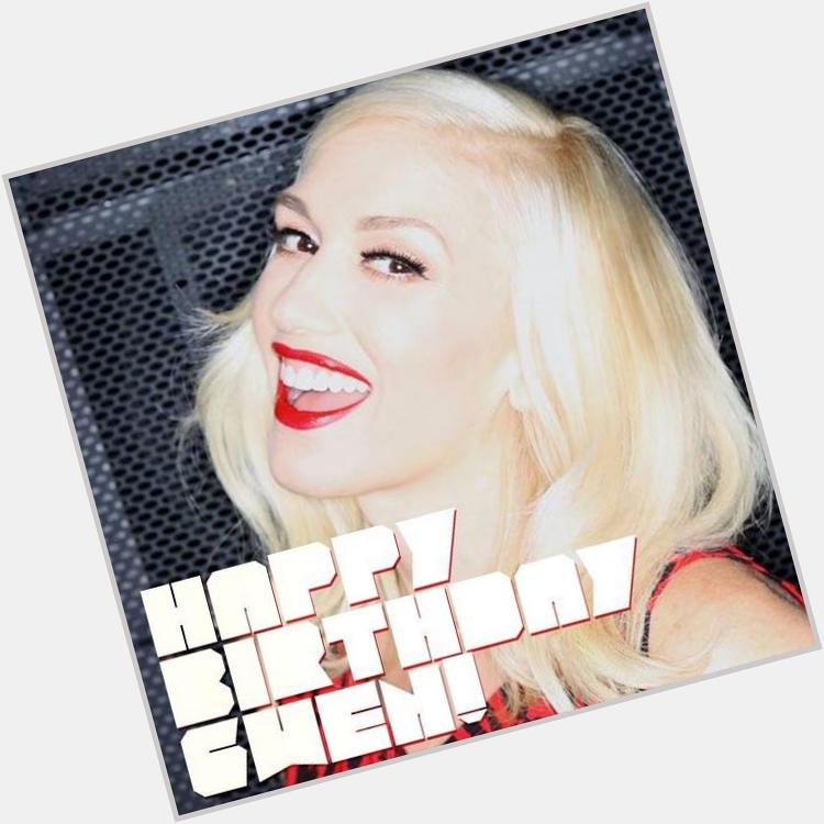 Happy Birthday to The Fantastic and Beautiful Gwen Stefani                          