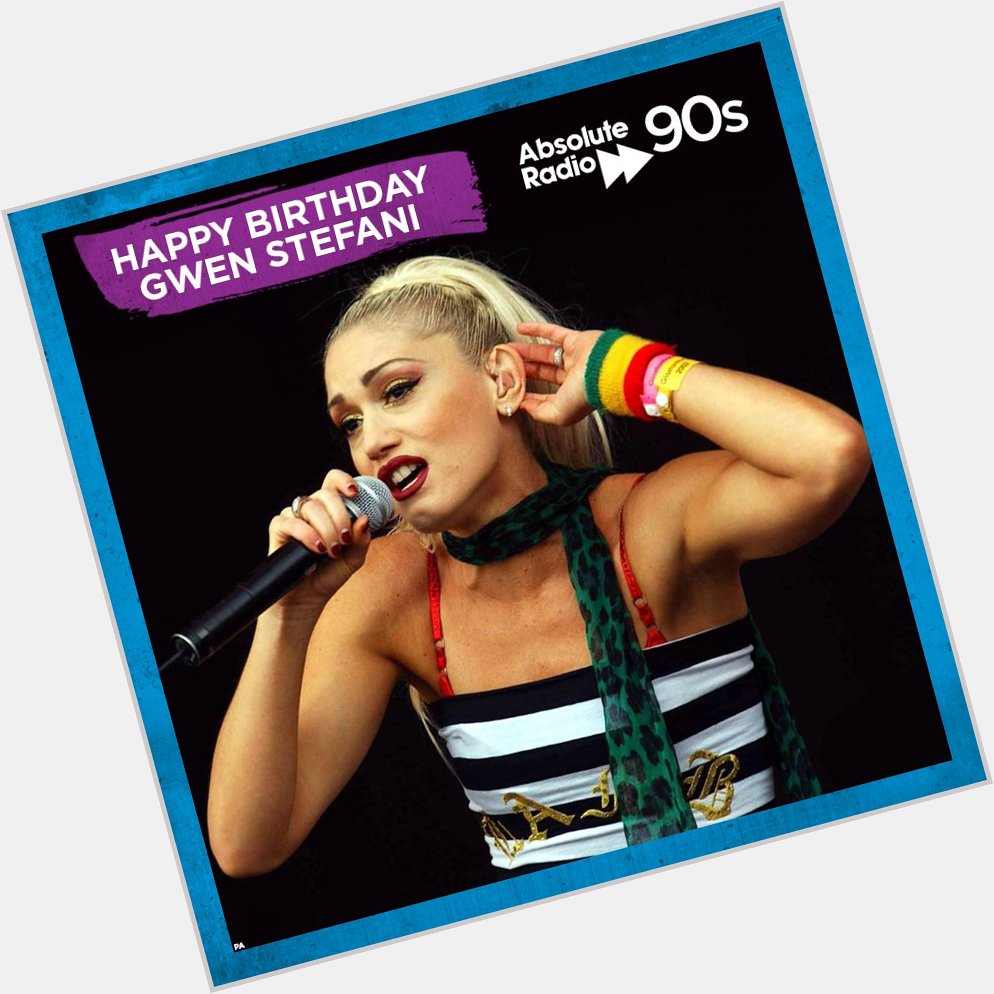 Happy birthday to Gwen Stefani!
No Doubt she\s having a goodun... 