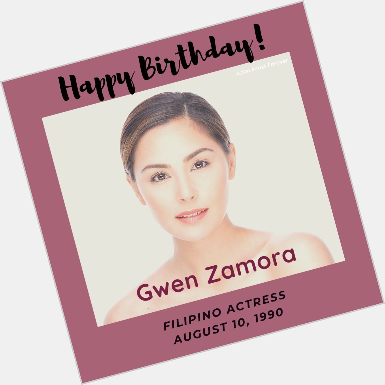 Happy Birthday Gwen Zamora...     