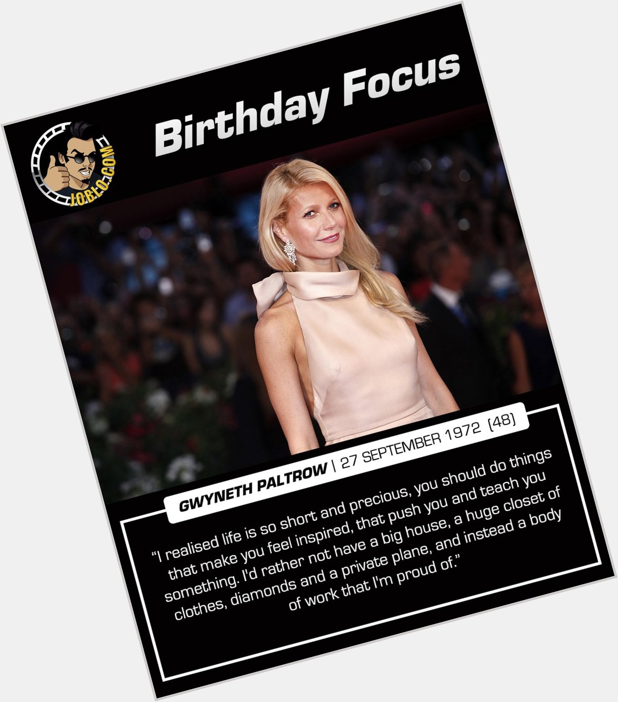 Happy 48th birthday to Gwyneth Paltrow! 