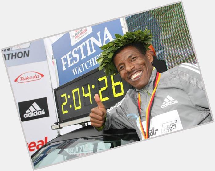 Happy Birthday to the greatest of champions - Haile Gebrselassie. 