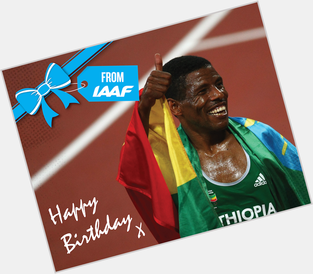 Happy birthday to the legend that is Haile Gebrselassie! 