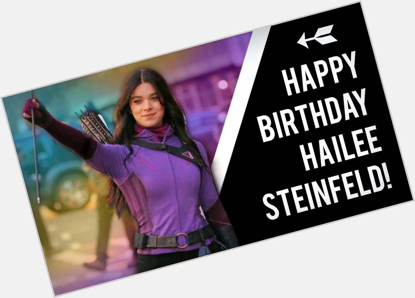 Wishing a Happy Birthday to our favorite Hawkeye, Hailee Steinfeld    