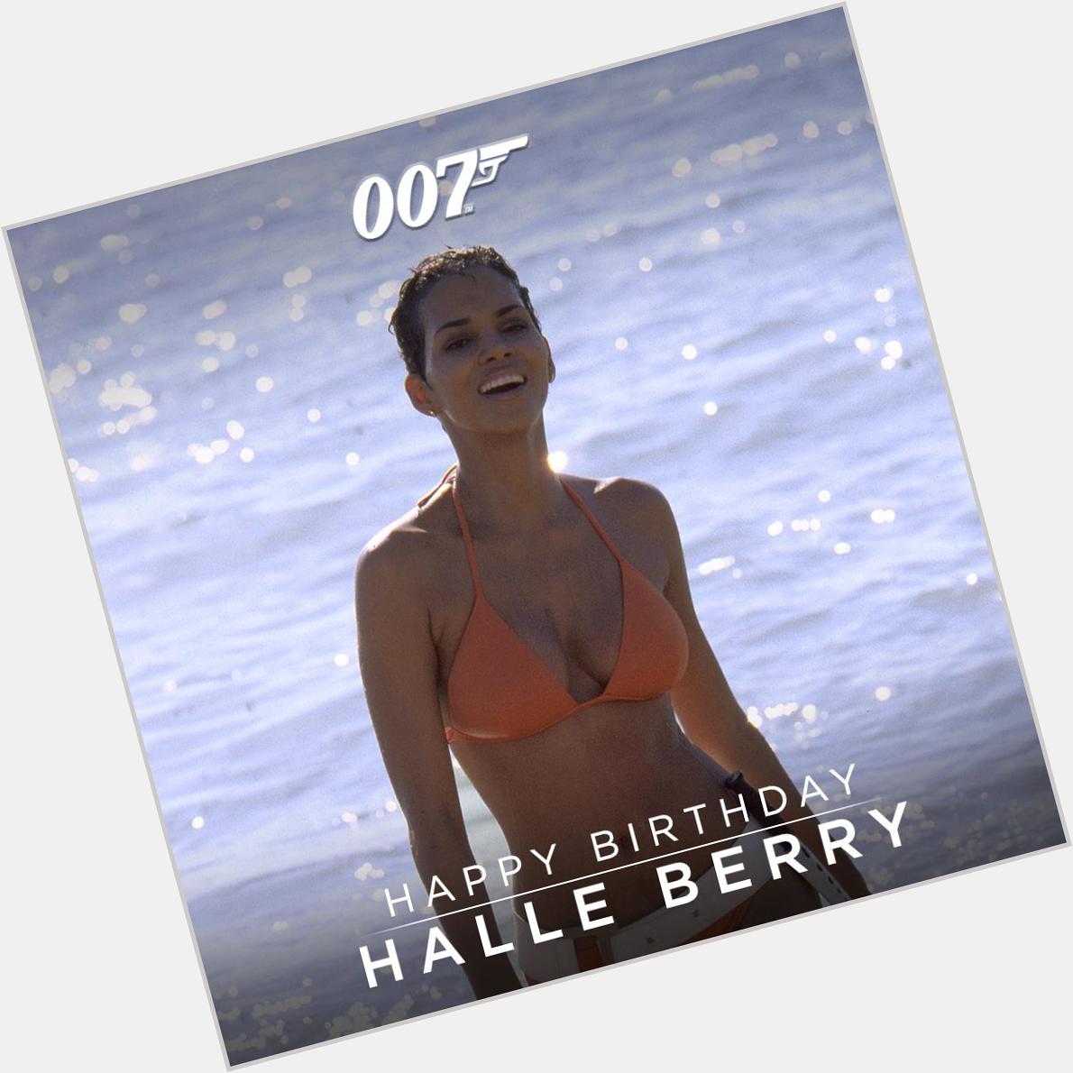 Happy birthday to Halle Berry (Jinx in DIE ANOTHER DAY, 2002) 