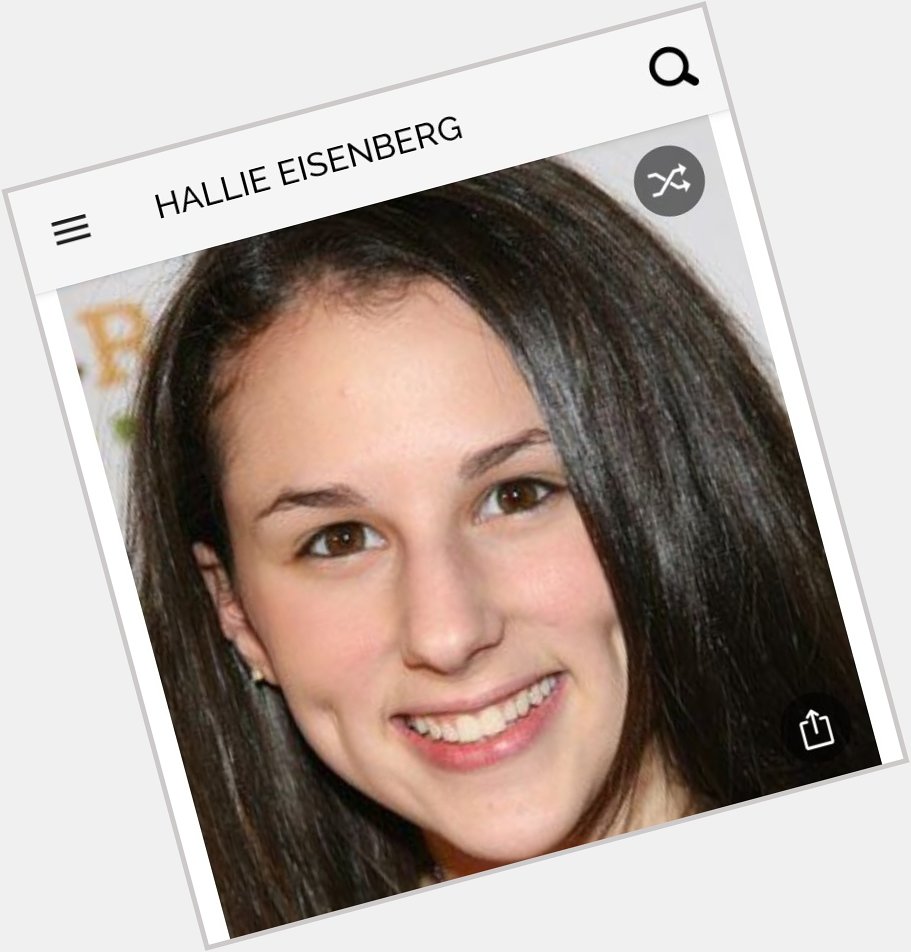 Happy birthday to this great actress. Happy birthday to Hallie Eisenberg 