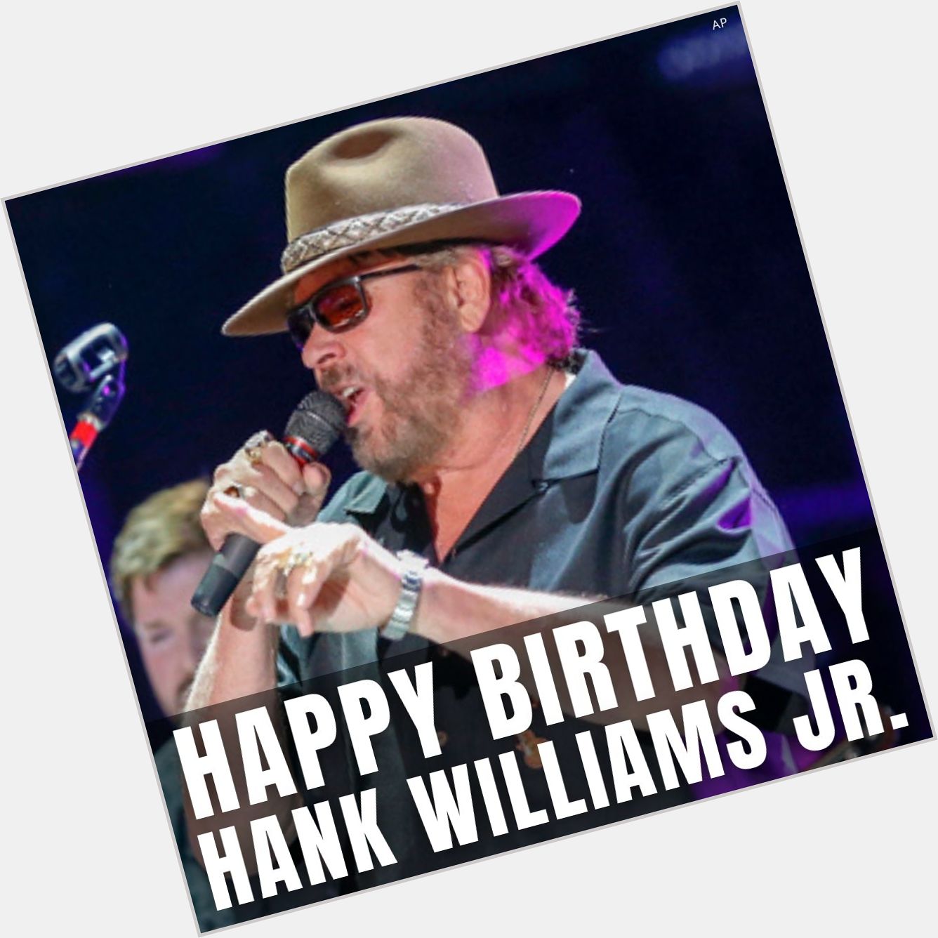 HAPPY BIRTHDAY! Hank Williams Jr. turns 72 today. 