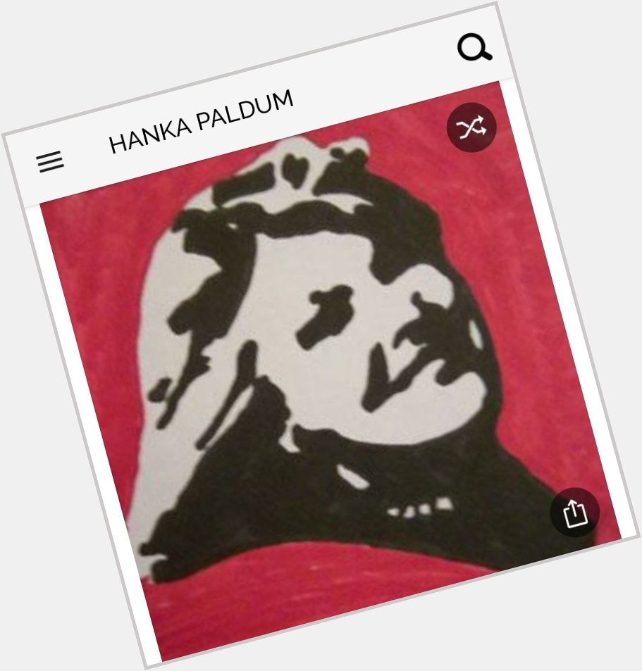 Happy birthday to this great folk singer.  Happy birthday to Hanka Paldum 