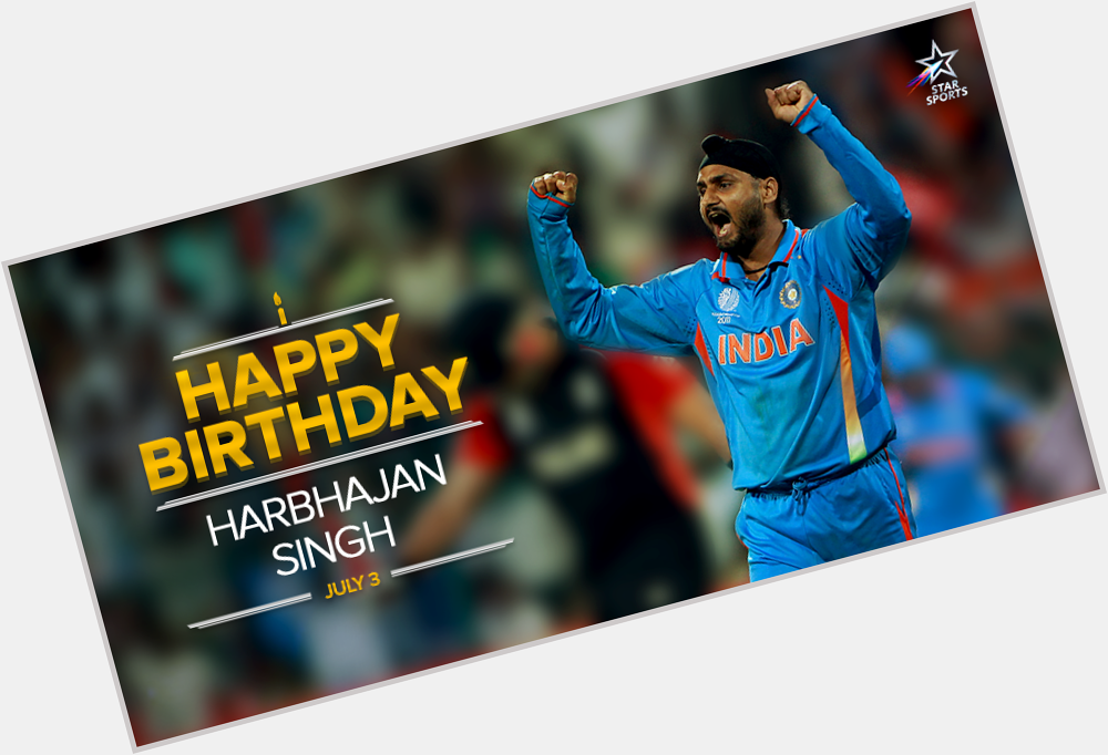 Happy birthday Wish the 35-year-old off-spinner by messageing your favourite Bhajji moment! 