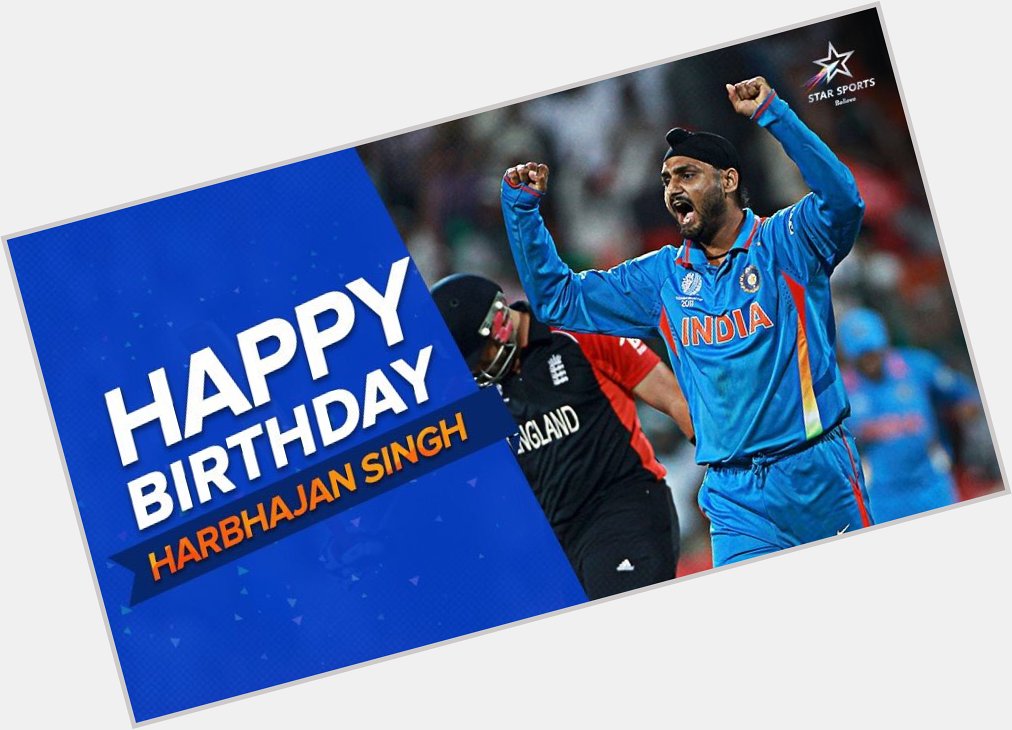 Wishing you a very wonderful Happy Birthday to the Indian spinner   
