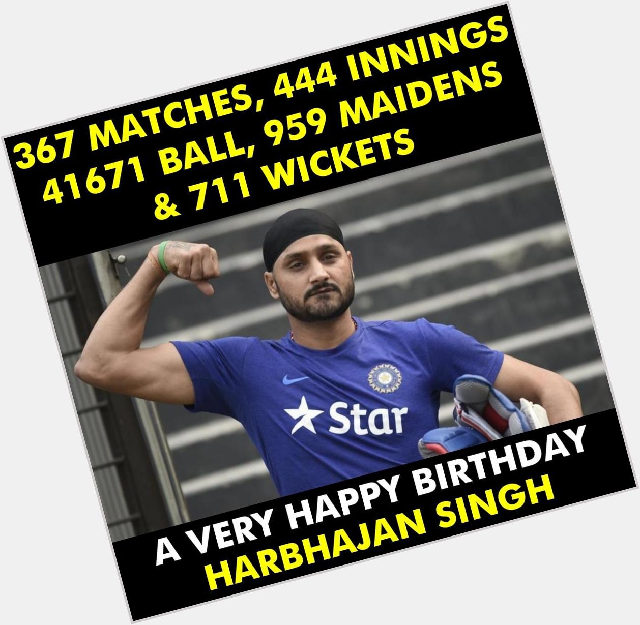 A very Happy Birthday Harbhajan Singh! 