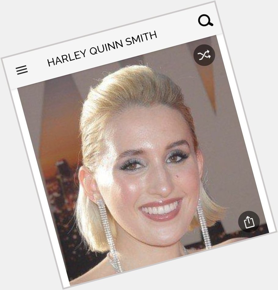 Happy birthday to this great actress. Happy birthday to Harley Quinn Smith 